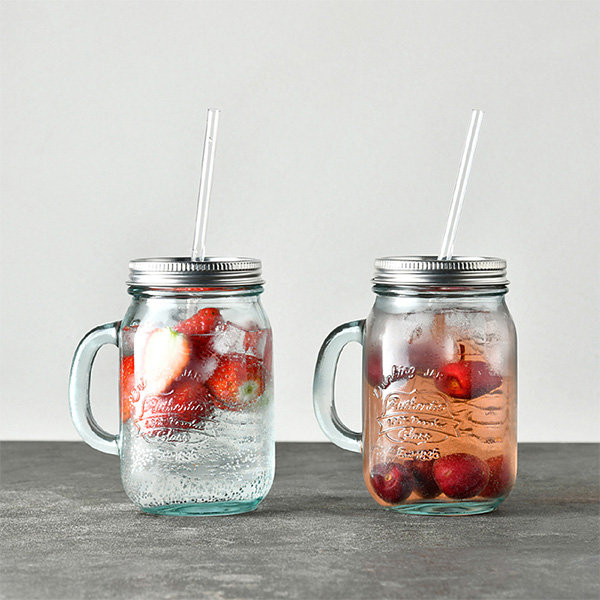 Mason Jar Drinking Glass from Apollo Box