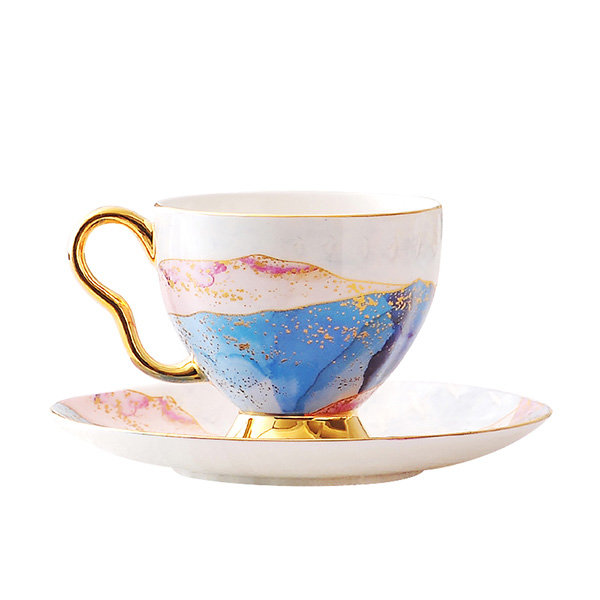 Butterfly Bloom Teacup & Saucer Set in Butterfly Posy