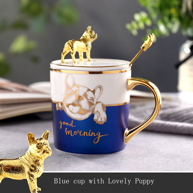 Golden Gilded China Coffee Cup Set from Apollo Box