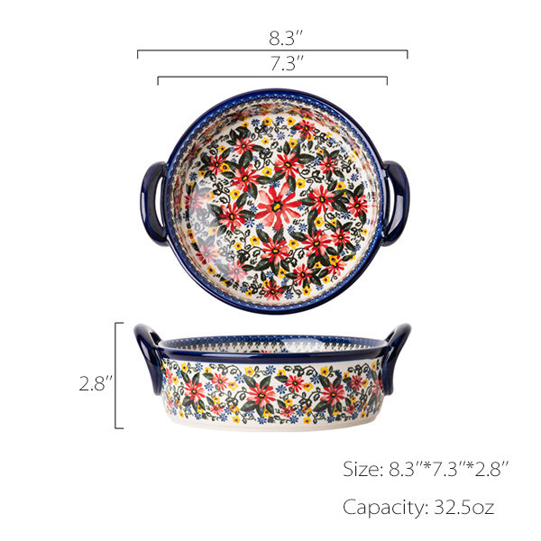 Beautiful Floral Casserole Dish from Apollo Box