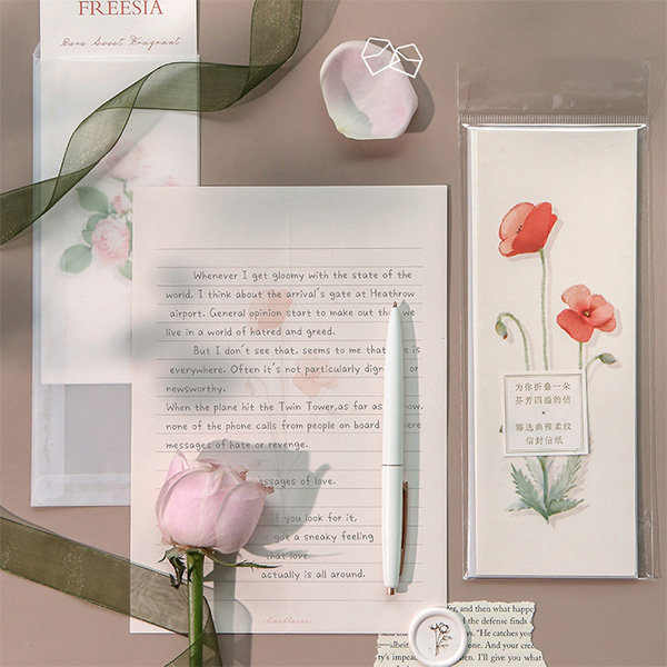 Beautifully Designed Note Paper Set