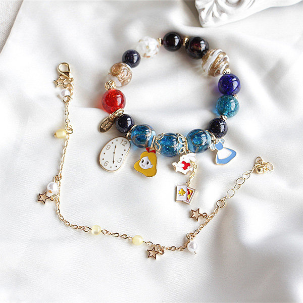 Handmade Alice in Wonderland Bracelet Non Tarnish Stainless – Blackberry  Designs Jewelry