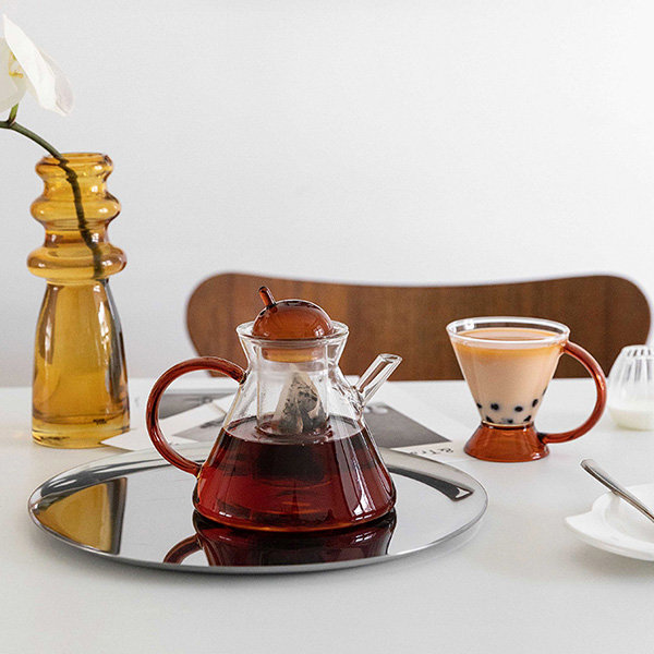 Elegant Glass Tea Set from Apollo Box