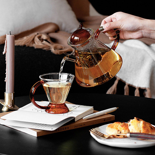 Minimalist Glass Tea Set - ApolloBox