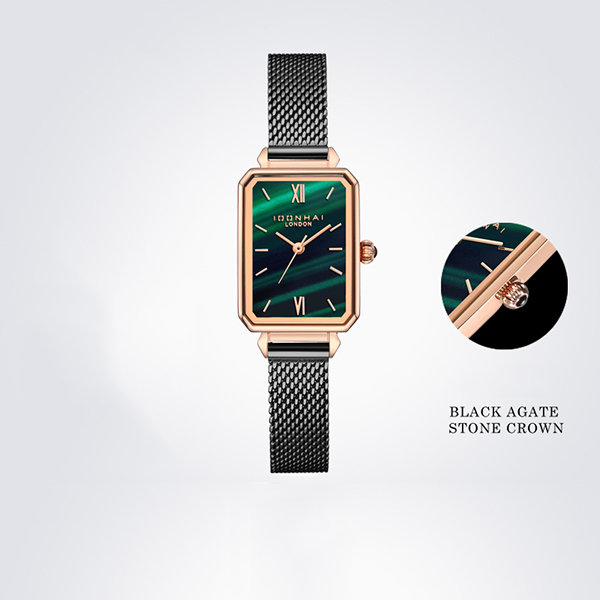 Emerald green face discount watch