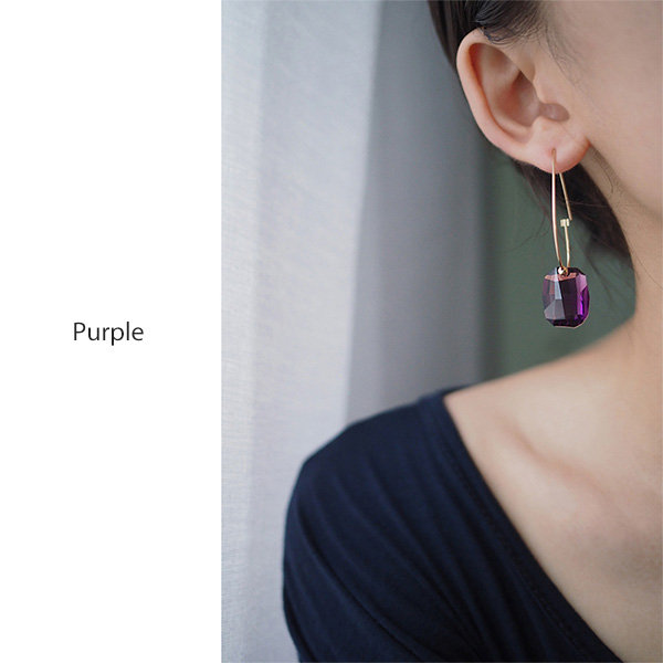 Faceted Stone Earrings - ApolloBox