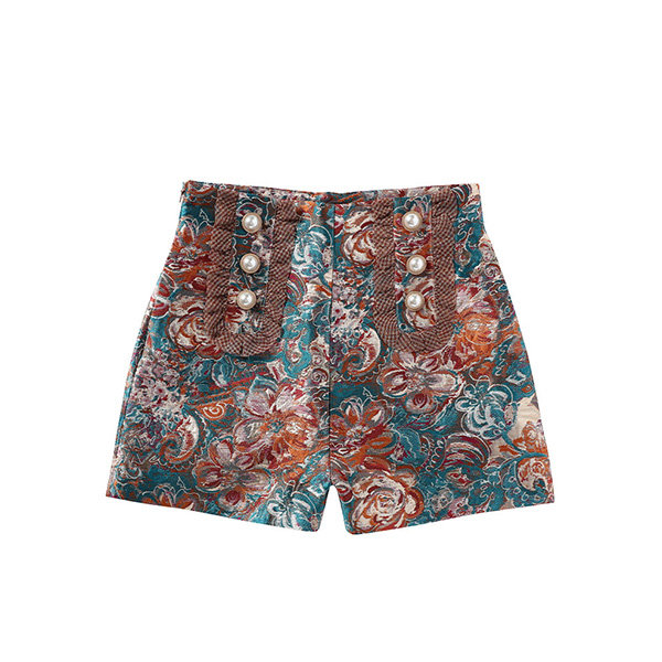 Ornate Floral Shorts - ApolloBox