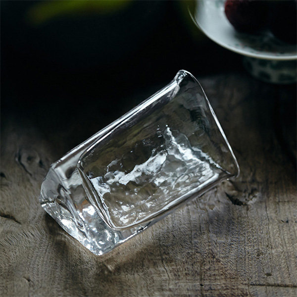 Triangle Shaped Drinking Glass - ApolloBox