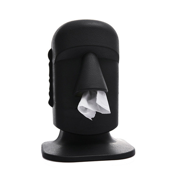 Home Basics Black Onyx Tissue Holder & Dispenser