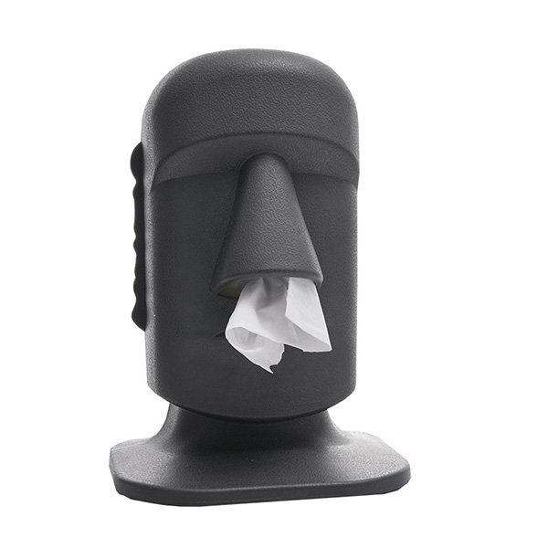 Creative Tissue Box - Earphone Rack - Plastic - Gray - Black - ApolloBox