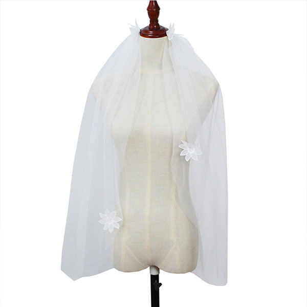 Vintage Inspired Short Bridal Veil - ApolloBox