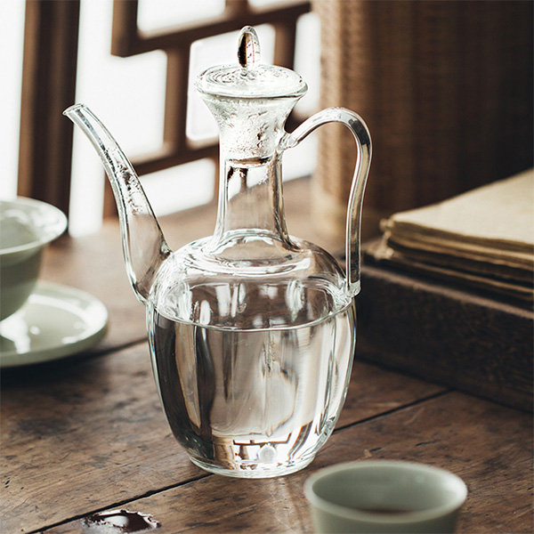 Large Glass Water Jug And Cups from Apollo Box