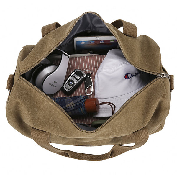 Military Style Duffle Bag - Cotton - Canvas - Vintage Collection - ApolloBox