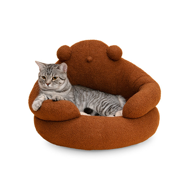 Teddy bear outlet cat bed