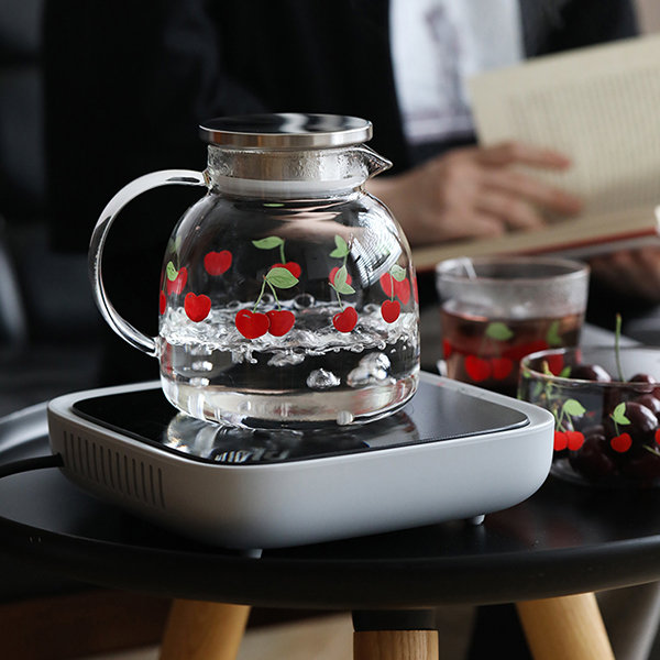 Fun Prints Glass Teapot And Cups from Apollo Box