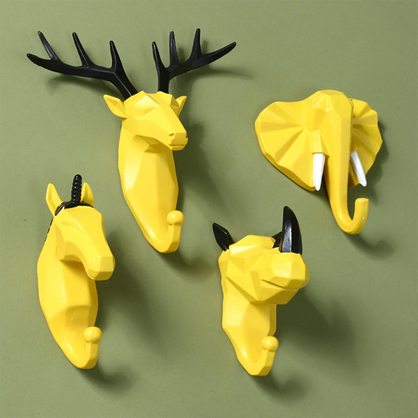 Terracotta Animal Head Hooks