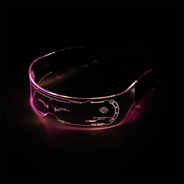 Futuristic LED Glasses - Fashionable Accessories - Different Color Modes image