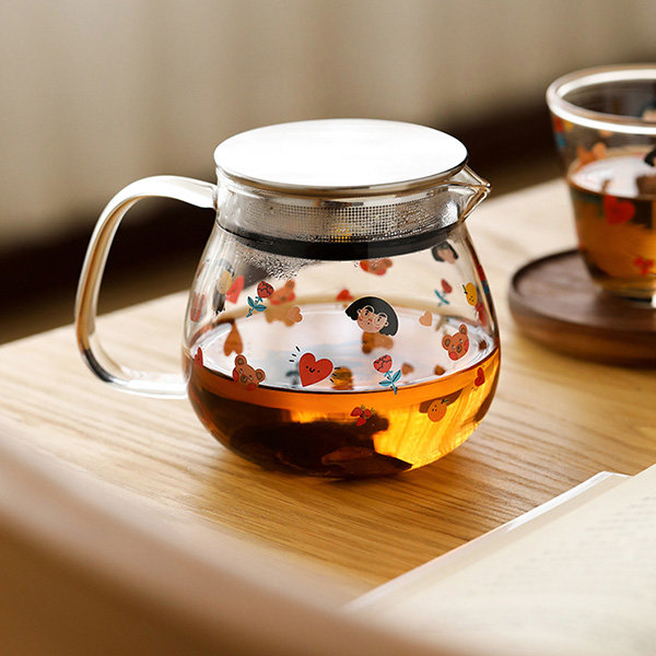 Retro Glass Teapot Set - ApolloBox