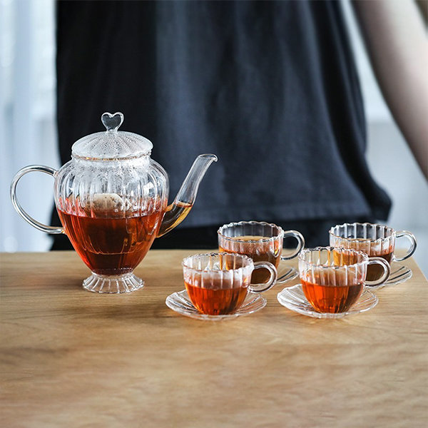 Vintage Coffee Cup Kettle Ceramic Mug Afternoon Tea Set Water Cup