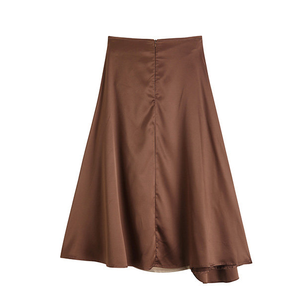 Khaki Panel Skirt - ApolloBox