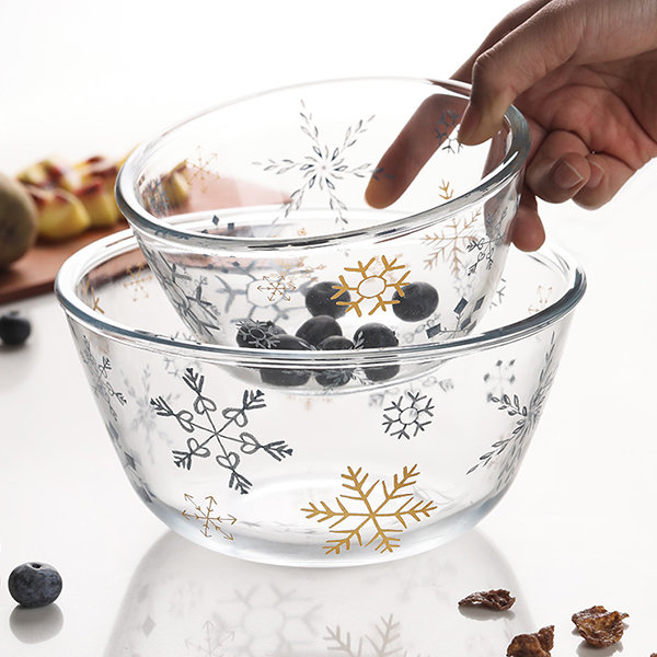 Glass Bowl with Lid from Apollo Box