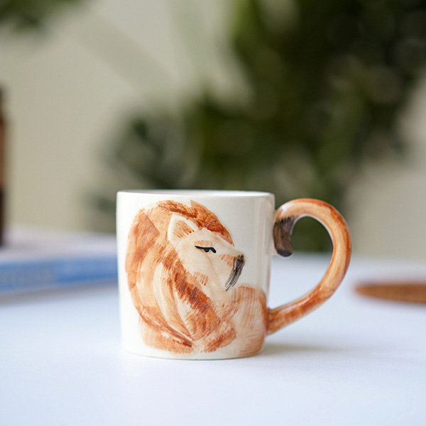  Arawat Cute Lion Coffe Mug with Lion Inside Cute Lion