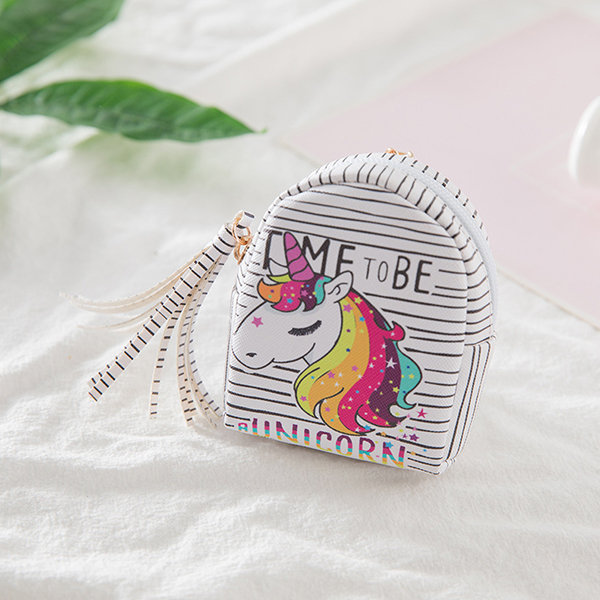 Unicorn Embroidered Small Useful Purse – Fluff Alpaca