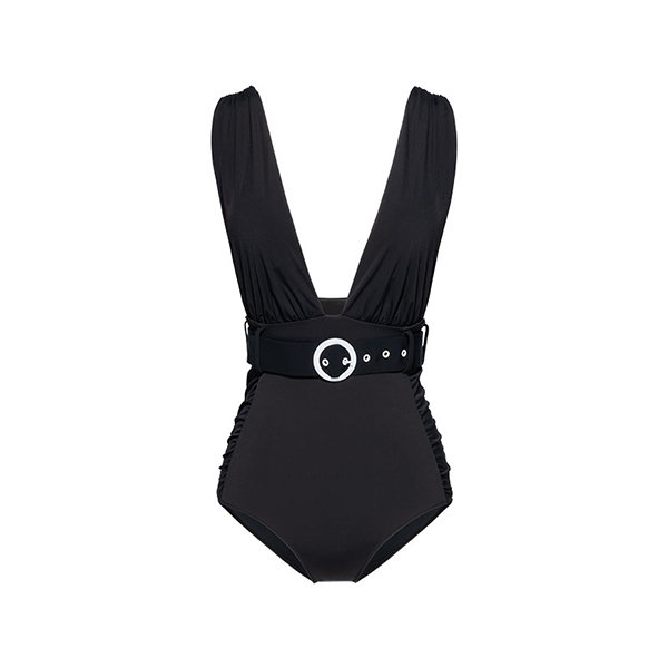 Plunging V-Neck Swimsuit - ApolloBox