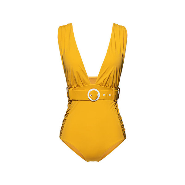 Plunging V-Neck Swimsuit - ApolloBox