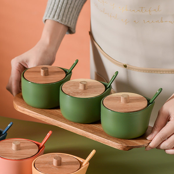 Modern Seasoning Jar Set from Apollo Box