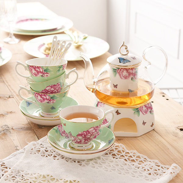Elegant and Practical Tea Cups & Saucers Set 