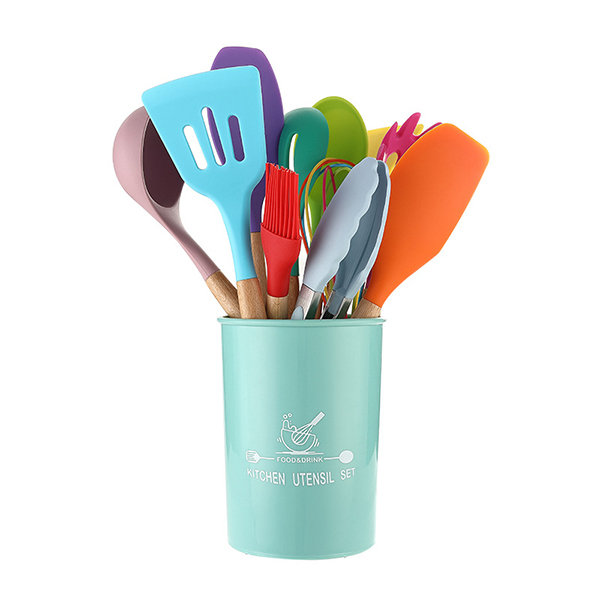 My XO Home Silicone Kitchen Cooking Tools (Light Blue Spoon), 1 - Mariano's