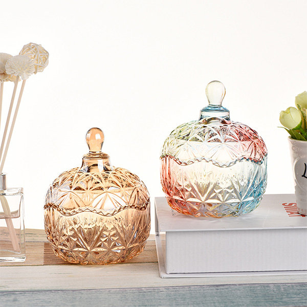 Decorative Glass Storage Jar - ApolloBox