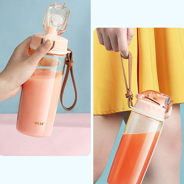 Glass and Silicone Water Bottle - ApolloBox