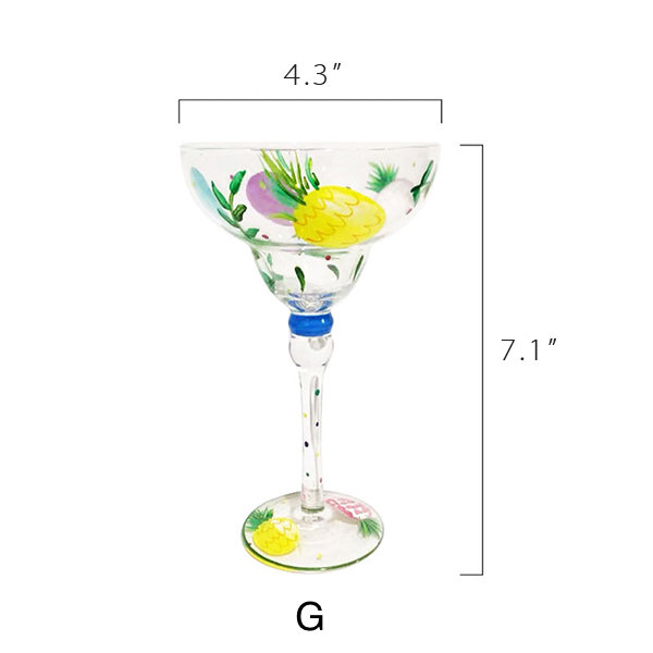 Margarita Glass Cup | Margarita Cup | Margarita Tumbler | Margarita