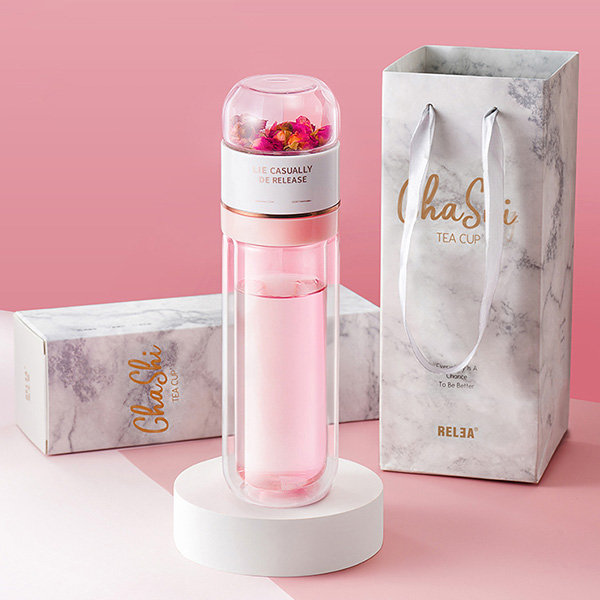 Glass Tea Infuser Bottle from Apollo Box