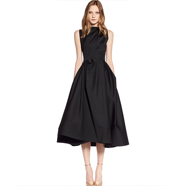 Trendy Black Dress - Sleeveless - Slim Fit - 4 Sizes - ApolloBox