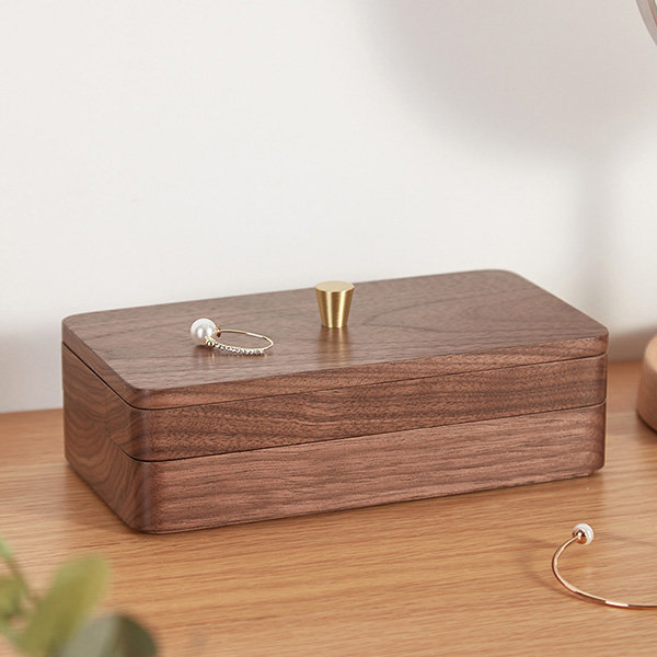 Wooden Jewelry Storage Box - Unique Storage Solution - ApolloBox