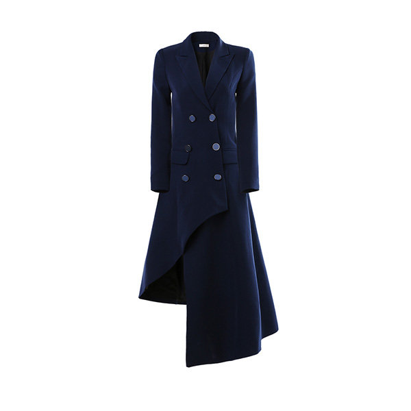 Dark Blue Winter Coat Inspired Dress - ApolloBox