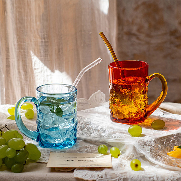 Grape Shape Glass Water Cup, Coffee Mug, Coffee Mugs, Cute Glass