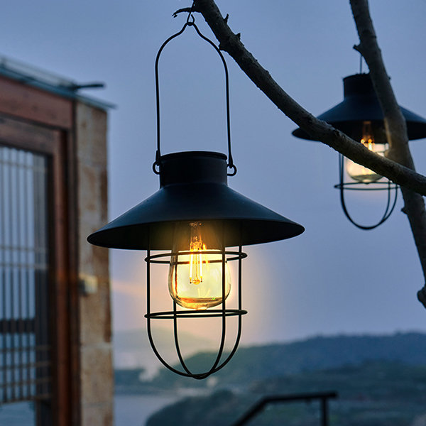 Outdoor Solar Powered Decorative Hanging Lantern - Light