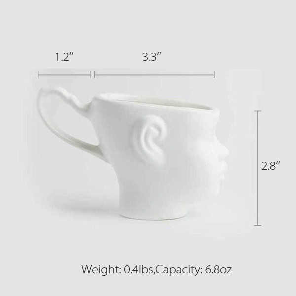 Plato Ceramic Mug 11oz (Double-sided) – Original Creative Apothecary