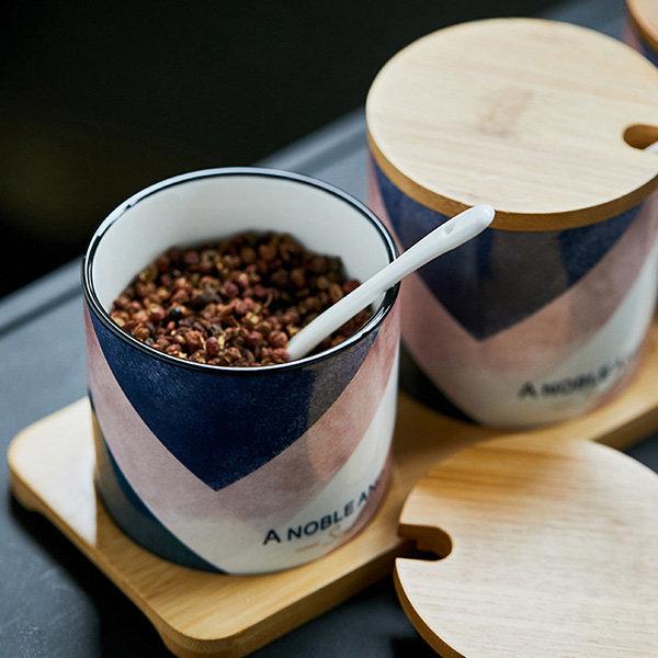 Modern Seasoning Jar Set from Apollo Box