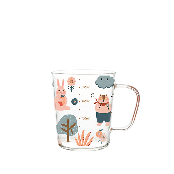 Cute Farm Themed Glass Mug - ApolloBox