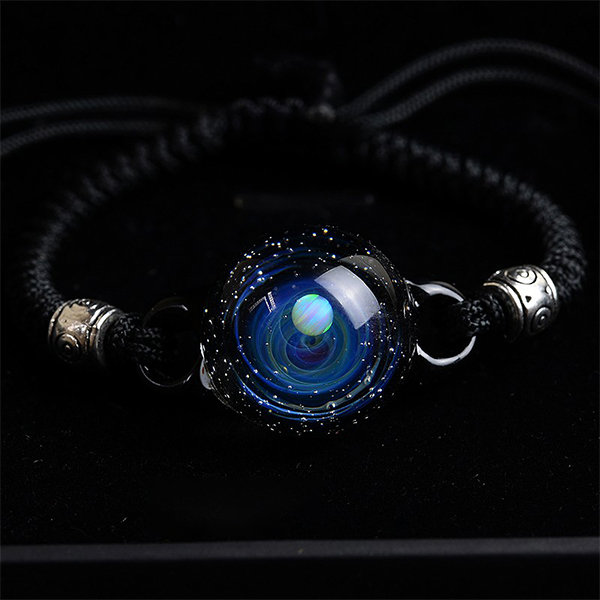 Cosmic Star Bracelet - Handmade Art