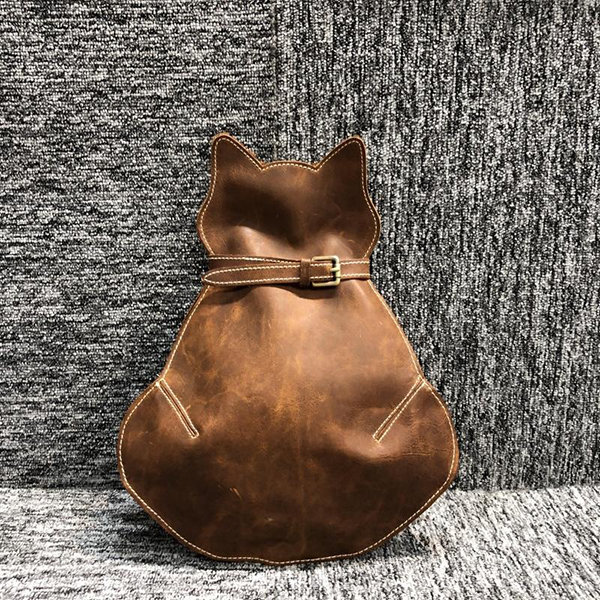 Leather Kitty Bag 