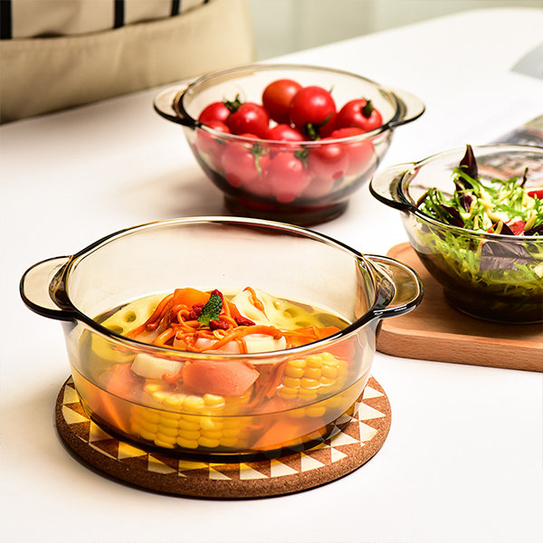 Glass Bowl For Cooking And Serving