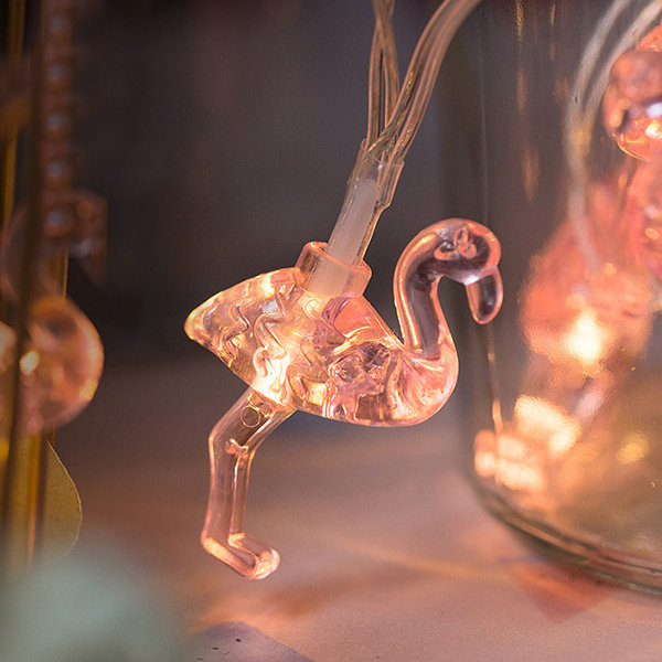 LED Flamingo String Lights