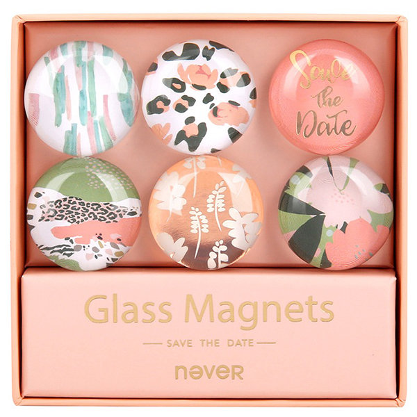 Charming Glass Magnets Set - ApolloBox