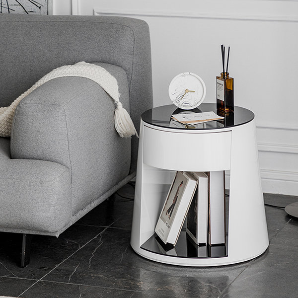 Modern Glass Side Table - Apollobox